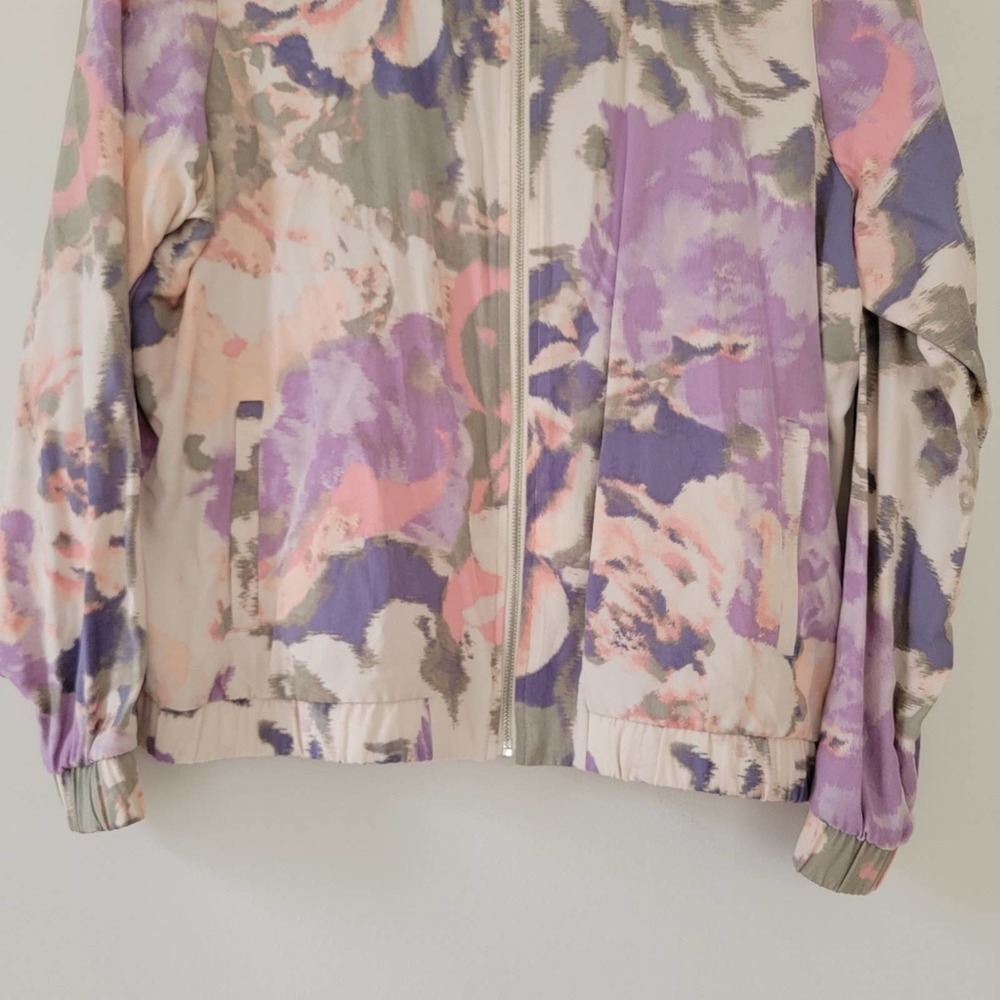 Juicy Couture Floral - Tye Dye Bomber Jacket | Size Large - Picture 5 of 10